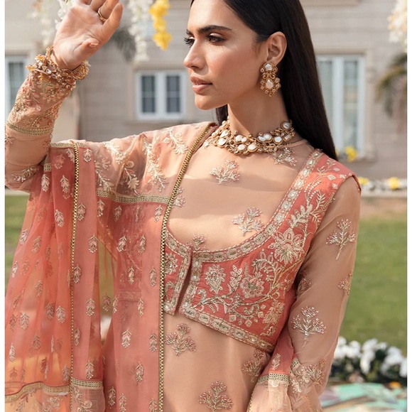 Afrozeh Pakistani Shalwar Kameez new with tag - Picture 2 of 9